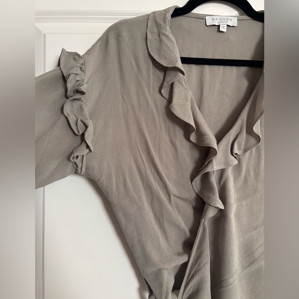 Hayden Ruffled Wrap Blouse - Picture 4 of 10